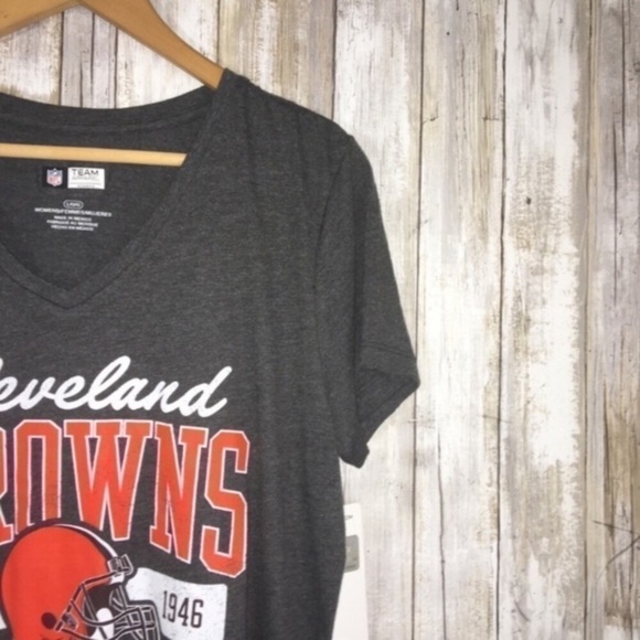 NWT NFL Cleveland Browns Dark Grey Tee - Picture 3 of 5